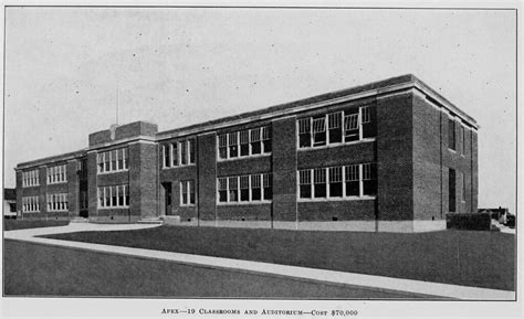 Apex School, North Carolina | From the 1920-1922 Biennial Re… | Flickr