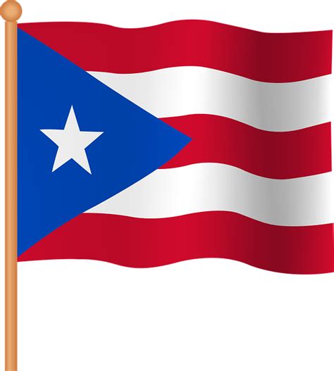 Bandera De Puerto Rico Png (647x720), Png Download