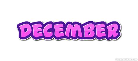 December Logo - LogoDix