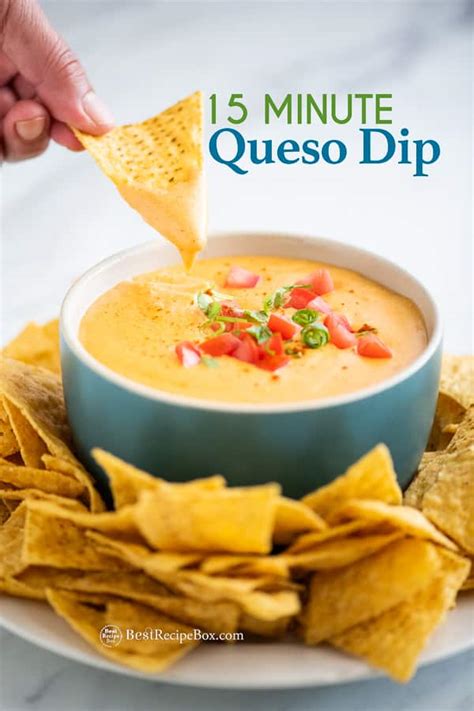 Easy Queso Recipe Cheese Dip in 15 minutes! | Best Recipe Box