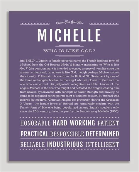 Michelle name meaning – Artofit