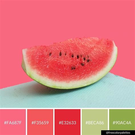 Watermelon Color Palette Inspiration