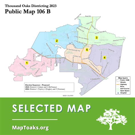 Thousand Oaks Concludes Districting Process and Adopts District Map | District Thousand Oaks