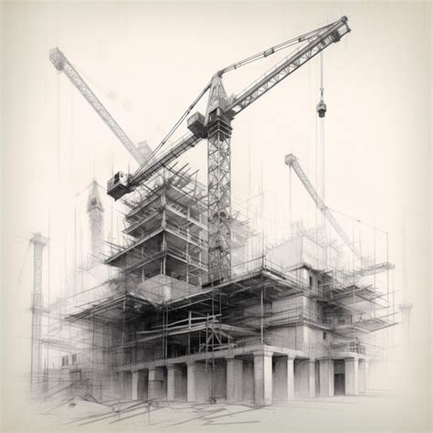 Premium Photo | Building under construction background