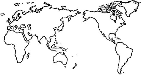 how to draw map of world | Open this world map template JPEG and save ...