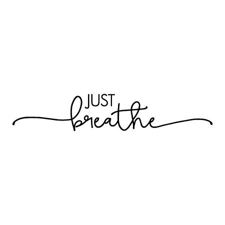 Just Breathe Wall Quotes™ Decal | WallQuotes.com