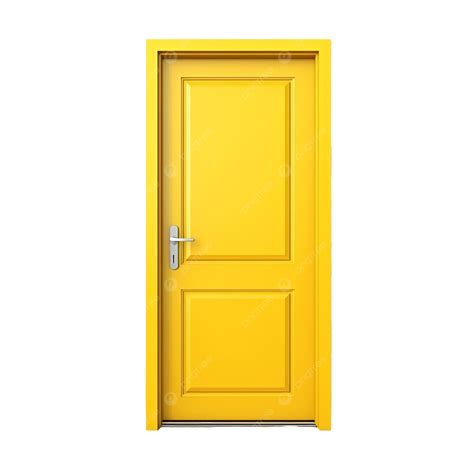 Yellow Door Isolated, Object, Modern, Isolated PNG Transparent Image and Clipart for Free Download