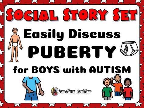 Puberty Social Story Set for Boys Growing up Boys in Puberty Social ...