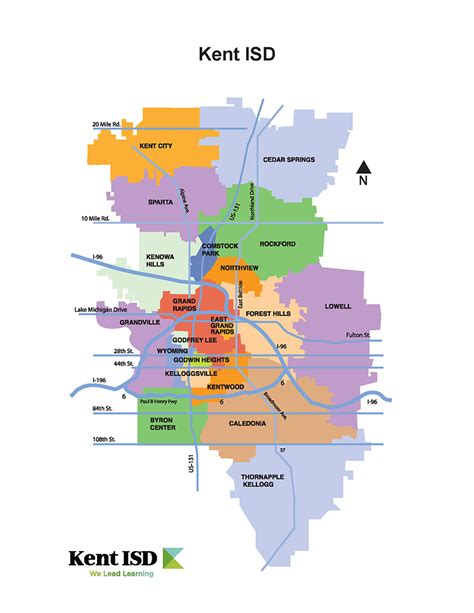 Kent ISD School Districts Map - Northview Public Schools