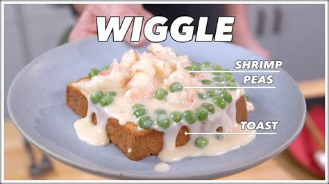 1915 Wiggle! (Creamed Shrimp & Peas On Toast Recipe) - Old Cookbook Show - YouTube