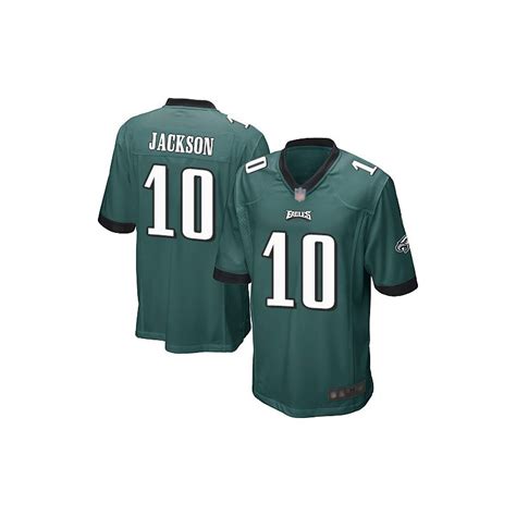 Game Men's DeSean Jackson Midnight Green Home Jersey - #10 Football ...