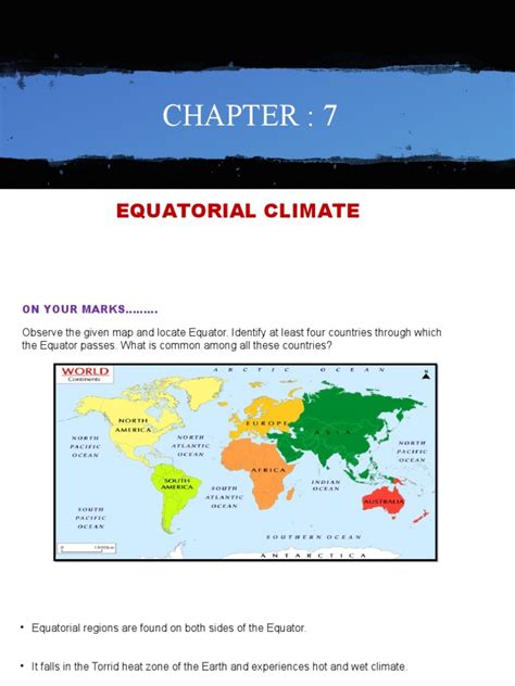 Chp.7. Equatorial Climate | Download Free PDF | Rainforest | Tropics