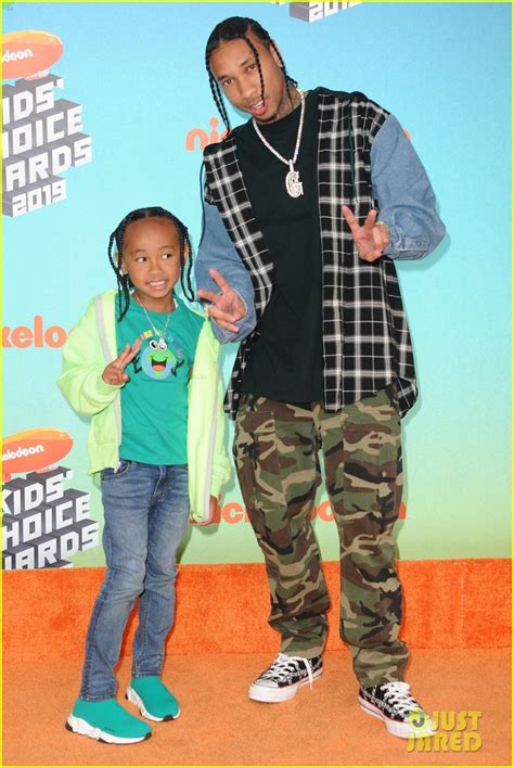 Tyga Brings His Son King Cairo to Kids' Choice Awards 2019!: Photo ...