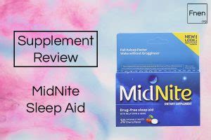 MidNite Sleep Aid Review: How effective is it? | Fnen.org