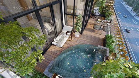 Luxury Apartment Balcony Design on Behance