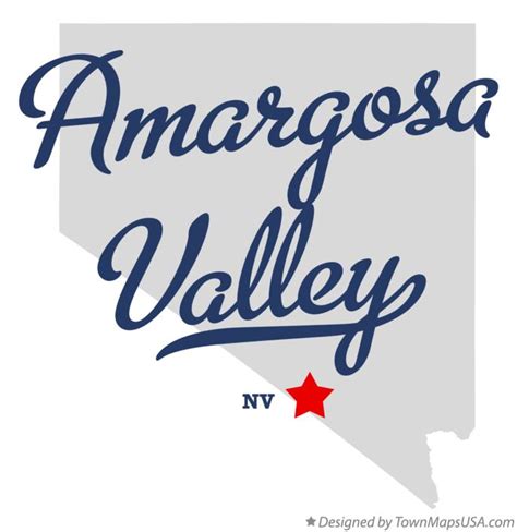 Map of Amargosa Valley, NV, Nevada