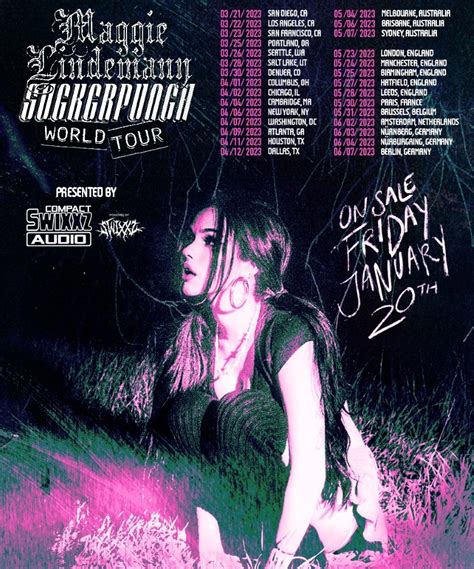 Maggie Lindemann - Suckerpunch World Tour - 25 March 2023 - The ...