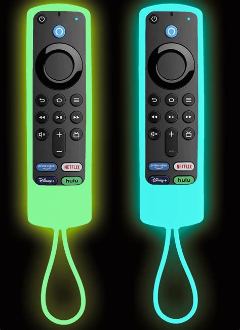 2 Pack Glow Remote Cover for Fire TV Stick 4K Max/3rd Gen/4K/(Lite/Cube 1st and 2nd Gen) Alexa ...