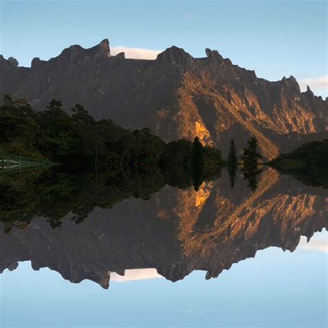 Mount Kinabalu Sunrise Reflection Wall Art | Photography