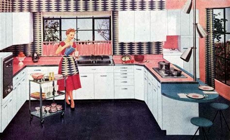 Retro pink kitchens: 1950s home decor you don't see much today - Click ...