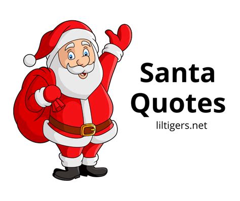 100 Best Santa Quotes for Kids - Lil Tigers