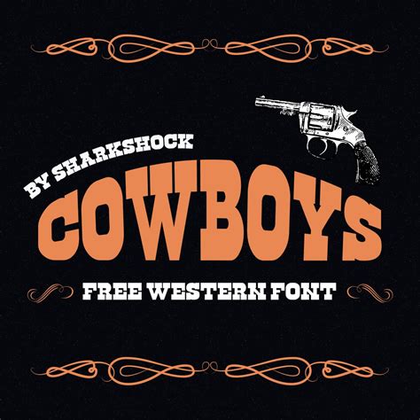 Cowboy Font Free - Master Bundles