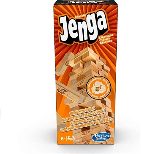 Hasbro Gaming: Jenga Classic Game | Classic games, Jenga, Hasbro