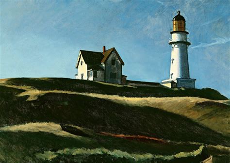 EDWARD HOPPER Lighthouse Hill Canvas Wall Art | Etsy