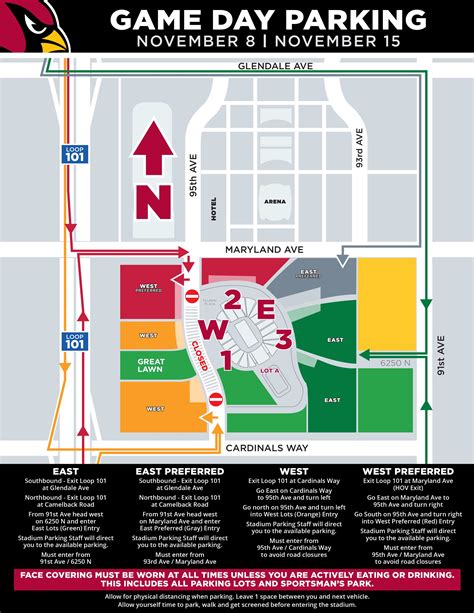 Asu Stadium Parking Map