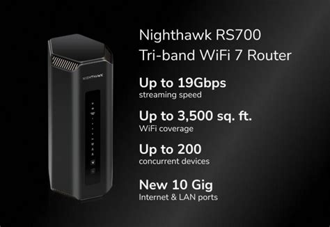 NETGEAR Reveals its First WiFi 7 Router, The Nighthawk RS700 | eTeknix