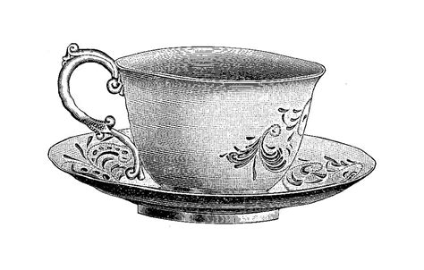 Seeinglooking: Free Clipart Tea Cup And Saucer