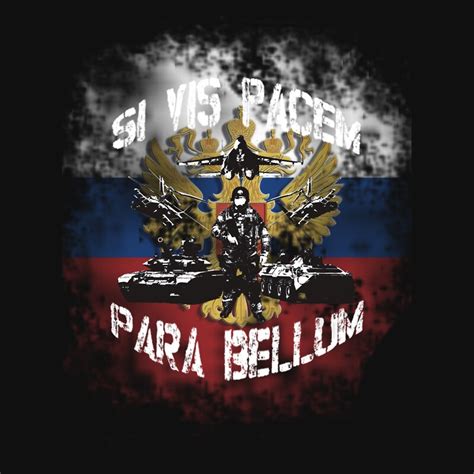 Si vis pacem para bellum russia w. white font by freshi85