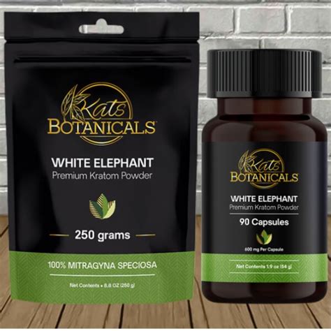 Kats Botanicals White Elephant Kratom - Great CBD Shop