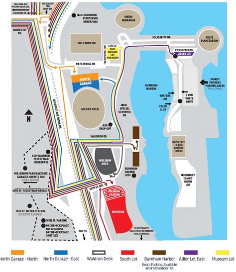 Free Soldier Field Parking Tips Guide in Chicago for 2024