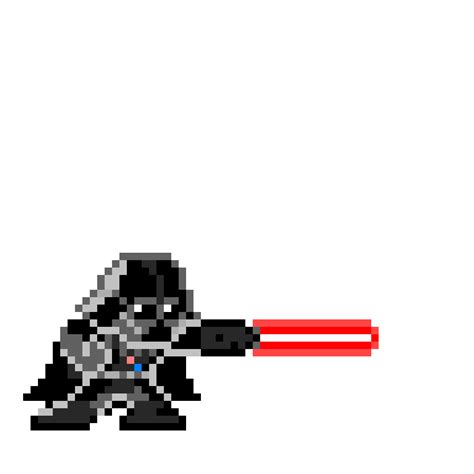 Mini Darth Vader Pixel Art by SpartanNJones on DeviantArt