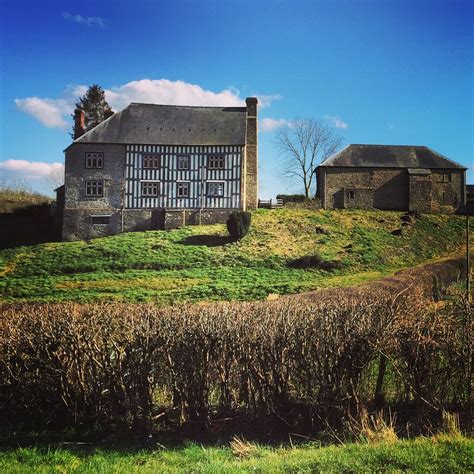 Hergest Court, Kington, Herefordshire. Hergest Ridge. Timber frame ...