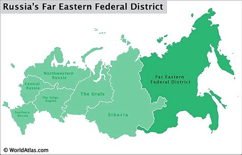Map Of Russian Far East