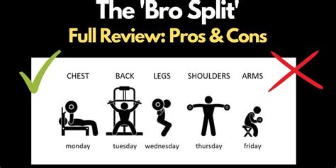 Bro Splits for Bodybuilding Review: Pros and Cons