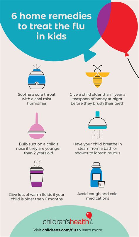 6 Home Remedies for Flu in Kids [Infographic] - Children's Health