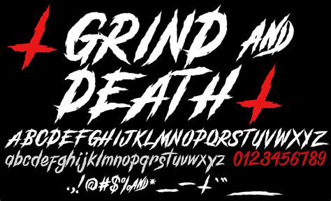 Grind And Death Font | dafont.com