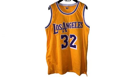 Magic Johnson Official Lakers Signed Jersey - CharityStars