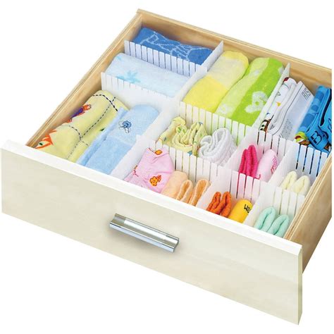 Simplify Drawer Organizer, Set of 3 (Three 23.6 x 3.1 snap fit dividers ...