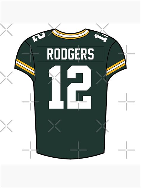 "Aaron Rodgers Home Jersey" Poster by designsheaven | Redbubble