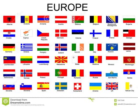 European Country Flags