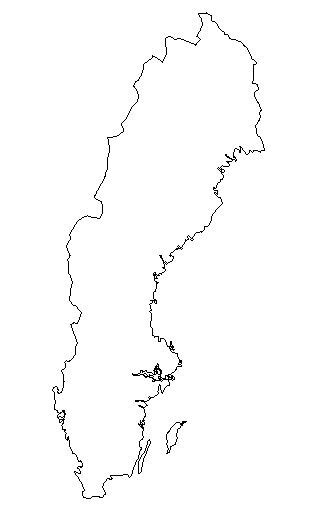 Sweden Blank Map | Sweden Map | Geography | Physical | Political | City