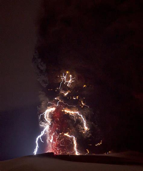 Volcanic Lightning, Iceland, April 2010 Photograph by Olivier Vandeginste