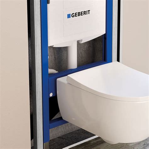 Geberit Duofix Toilet Frame For Wall Hung WC With Sigma 12cm Concealed Cistern ...