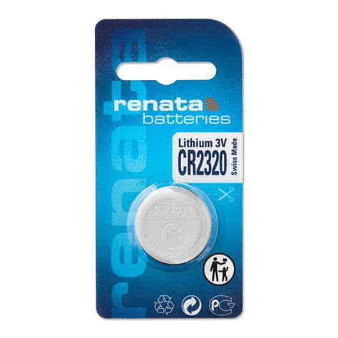 Renata CR2320 lithium cell battery | Selfor Paris