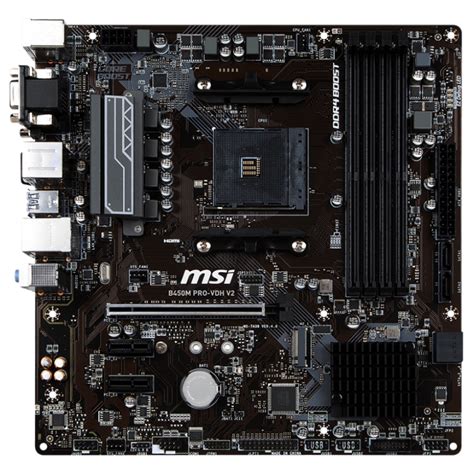 MSI B450M PRO-VDH V2 | PcComponentes.com