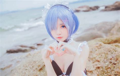 Blue Hair Anime Cosplay